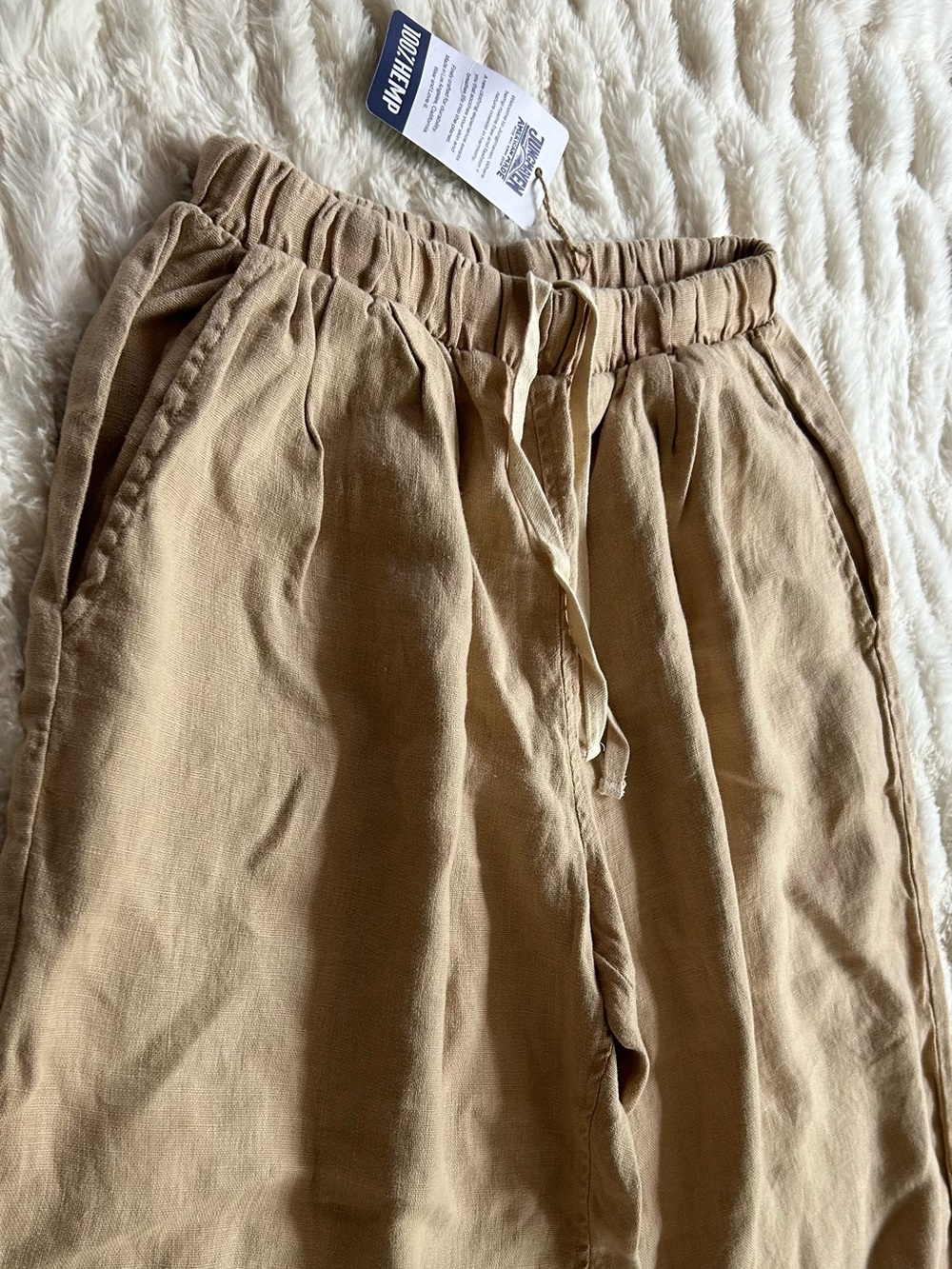 NWT Jungmaven 100% Hemp Cambria Pant in Oat Milk - Picture 10 of 14